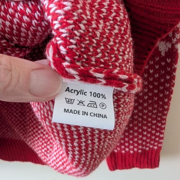 Exlura Unisex Nordic Reindeer Christmas Sweater Small-Medium - Picture 6 of 6